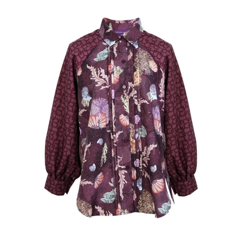 ‼️ SOLD ‼️Benang Jarum aquarielle raglan shirt ( 3,950 )