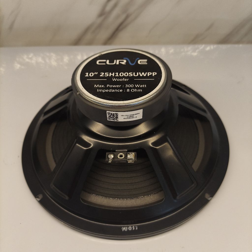 Speaker Curve 10 Inch Woofer 300 Watt - Curve 10" 25H100SUWPP