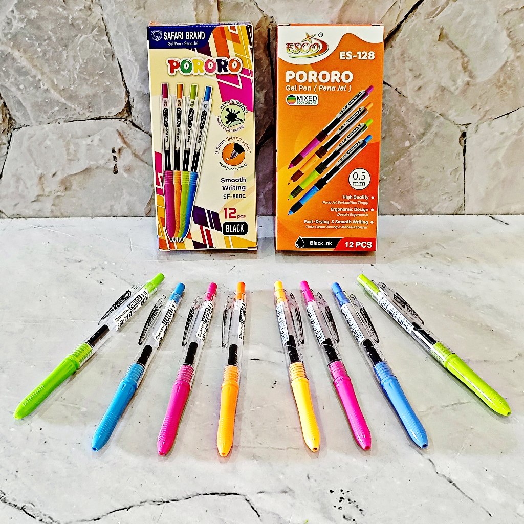 

SELUSIN ( 12 BIJI ) Gel Pen Pororo 0.5mm