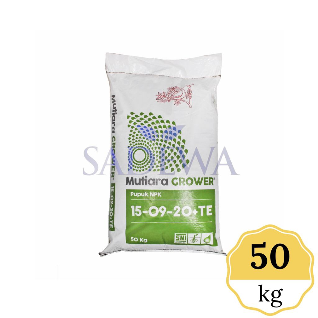 ☘️Sadewa☘️ Pupuk NPK 15.9.20 MUTIARA GROWER | 50 KG