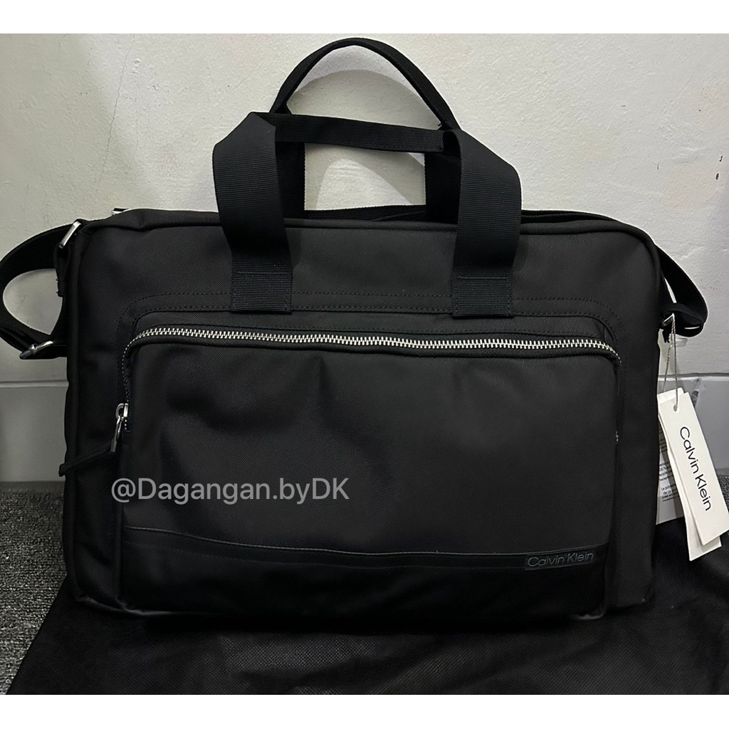Tas Calvin Klein Messenger Bag Original 100% Full Black (Limited)