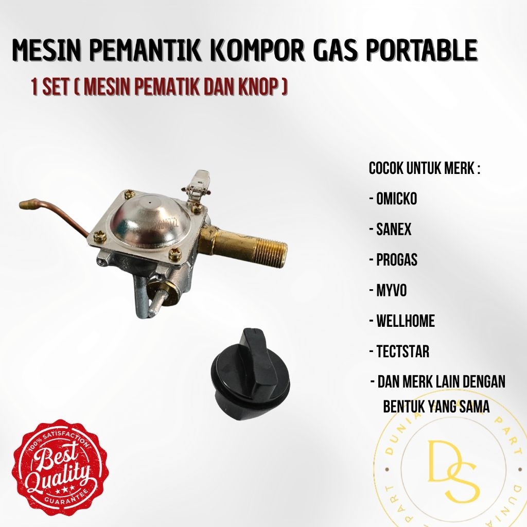 MESIN KOMPOR PORTABLE SET KNOP KOMPOR PORTABLE / KOMPOR PORTABLE OMICKO WELLHOME