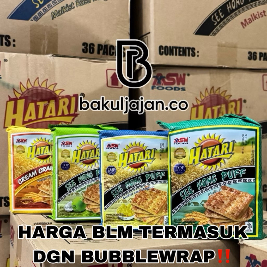 

Hatari See Hong Puff Malkist 245 Gr (1 Dus isi 36)Termurah BACA DESKRIPSI‼️