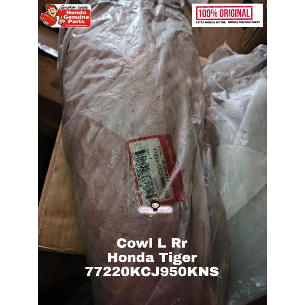 Cowl L Rr Honda Tiger Original - 77220KCJ950KNS - Cowl L Rr Tiger