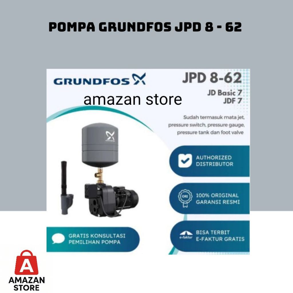 Pompa Grundfos JPD 8 - 62 ( JD Basic 7)