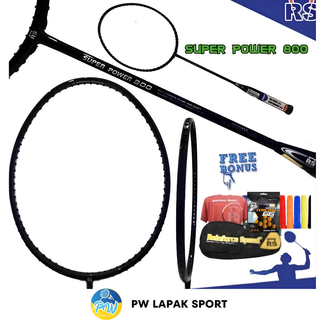 RAKET BADMINTON RS SUPER POWER 800 - ORIGINAL