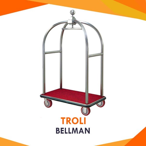 BELLMAN TROLLEY (WARNA GOLD)