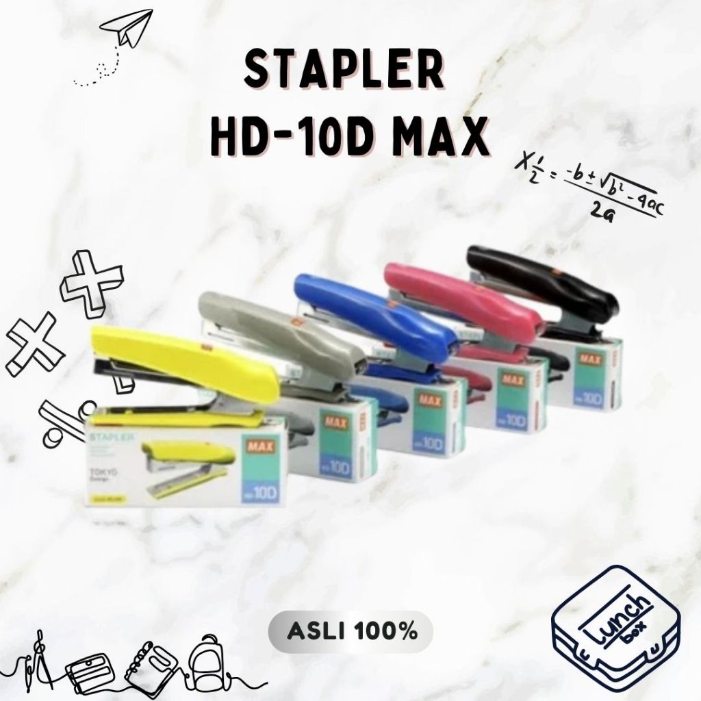 

[ARION STORE] STAPLER MAX HD-10D / STAPLES MAX HD-10 ORIGINAL [PCS]