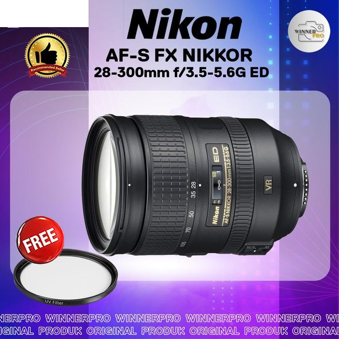 Lensa Nikon AF-S FX NIKKOR 28-300mm f/3.5-5.6G ED