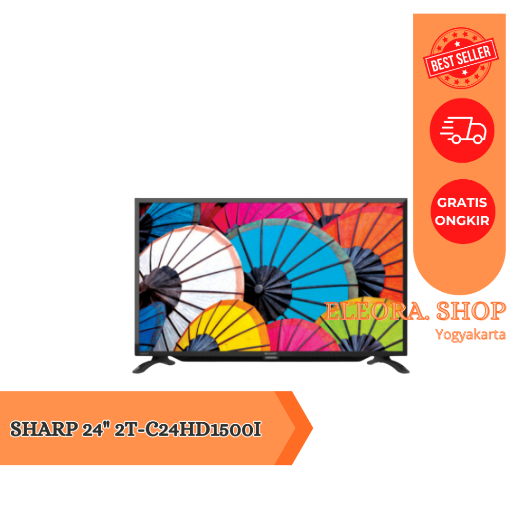 SHARP LED TV DIGITAL AQUOS 24 INCH GARANSI