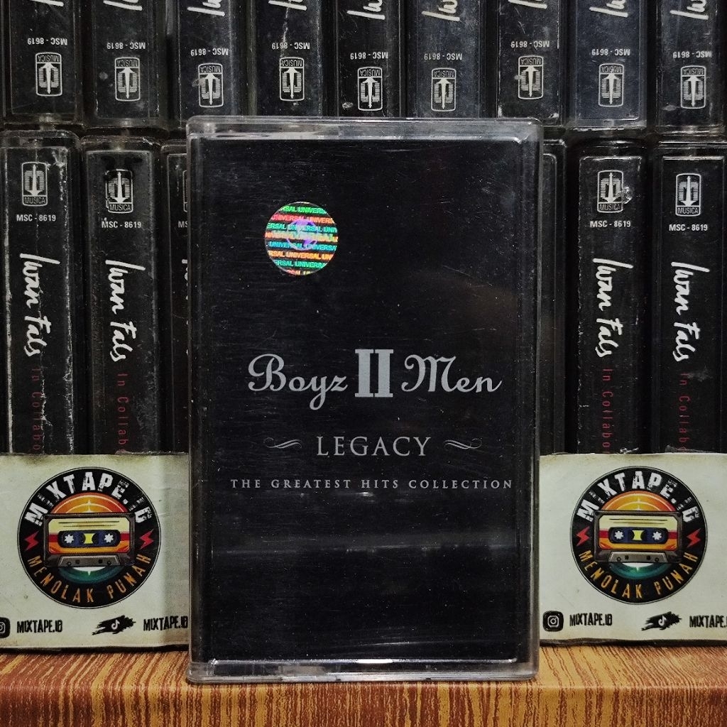 Kaset Pita - Boyz II Men - Legacy - The Greatest Hits Collection - Radio Tape - Kaset - Radio - Pemu