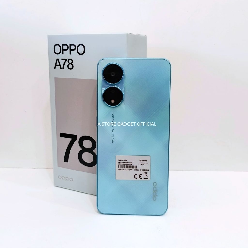 OPPO A78 8/256 SECOND FULLSET ORI