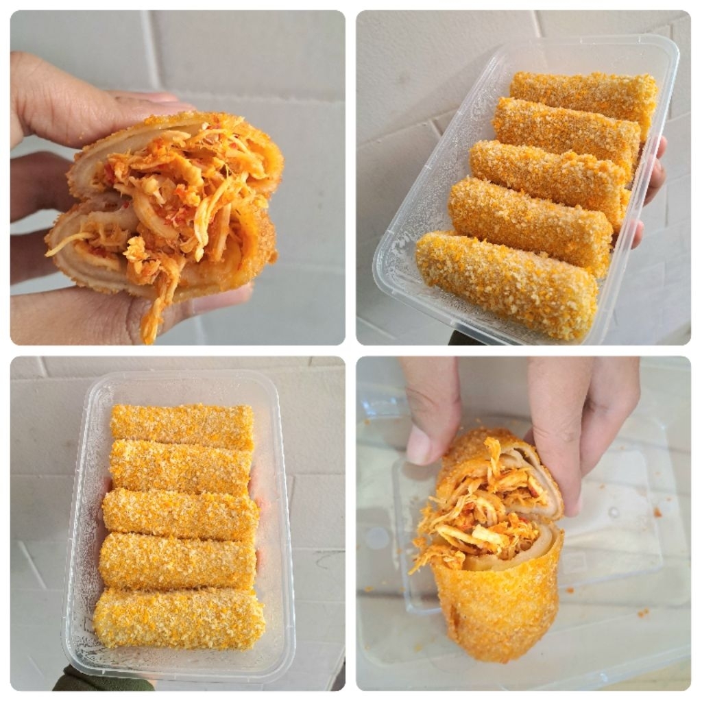 RISOL AYAM SUWIR FROZEN/RISOL AYAM SUWIR PEDAS/CEMILAN PRAKTIS