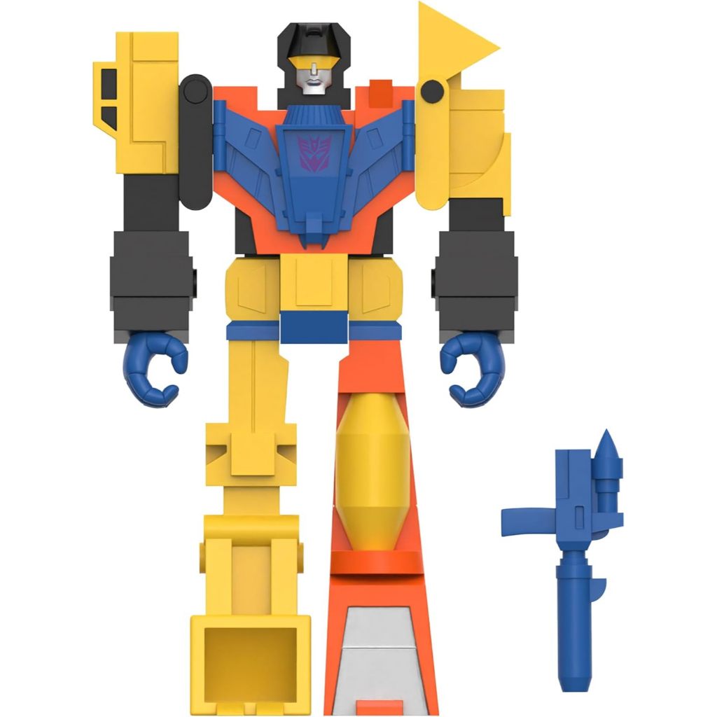 MURAH SUPER7 TRANSFORMERS WRECKING CREW DEVASTATOR REACTION FIGURE - 3.75" TRANSFORMERS ACTION