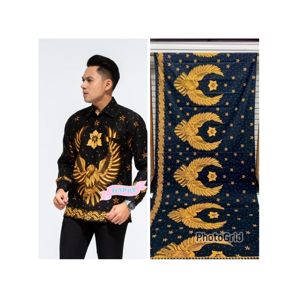 Kain Batik Katun Prima Motif Burung Garuda
