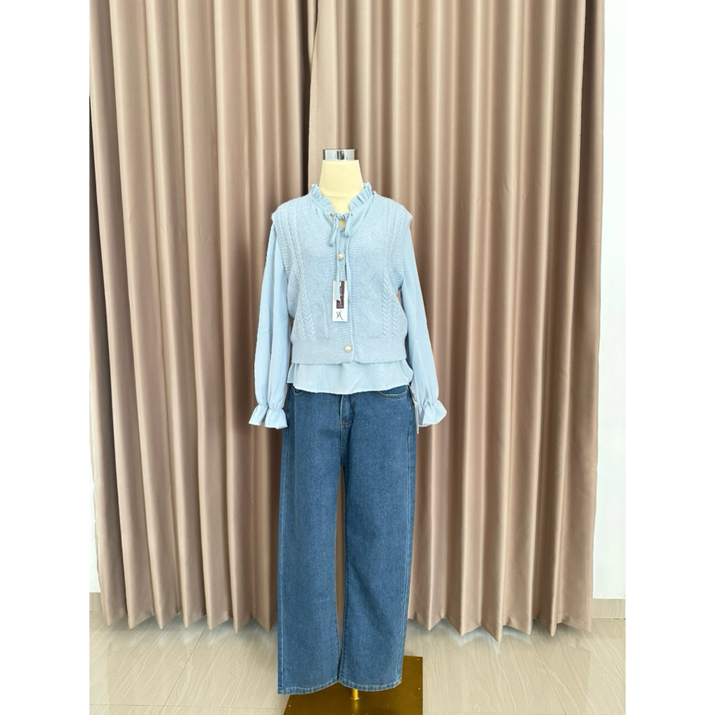 Avita Blouse import (2In1)