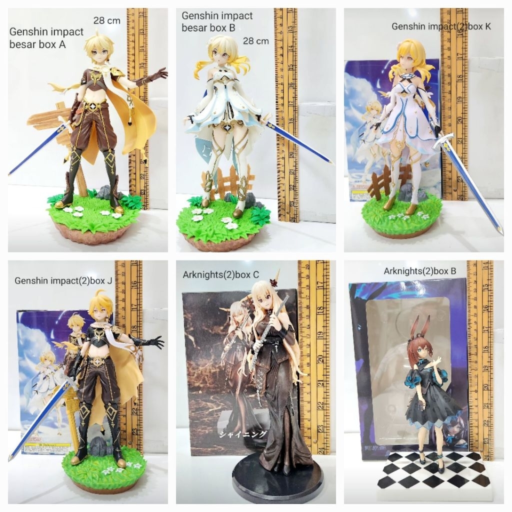 Action Figure Genshin Elaina Artnights Anime Figure