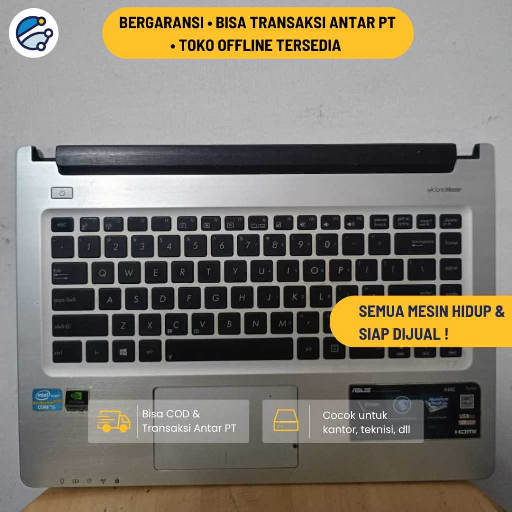 Motherboard Laptop / Mobo Laptop / Mainboard Laptop / Mesin Laptop Copotan / Board Laptop Pretelan /