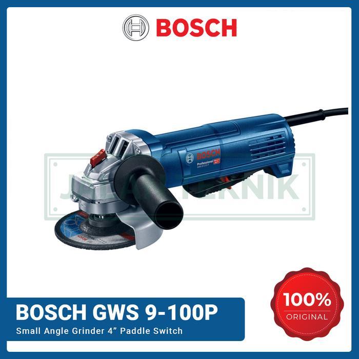 Mesin Gerinda Bosch 4in GWS 9-100 P Small Angle Grinder – GWS9-100P