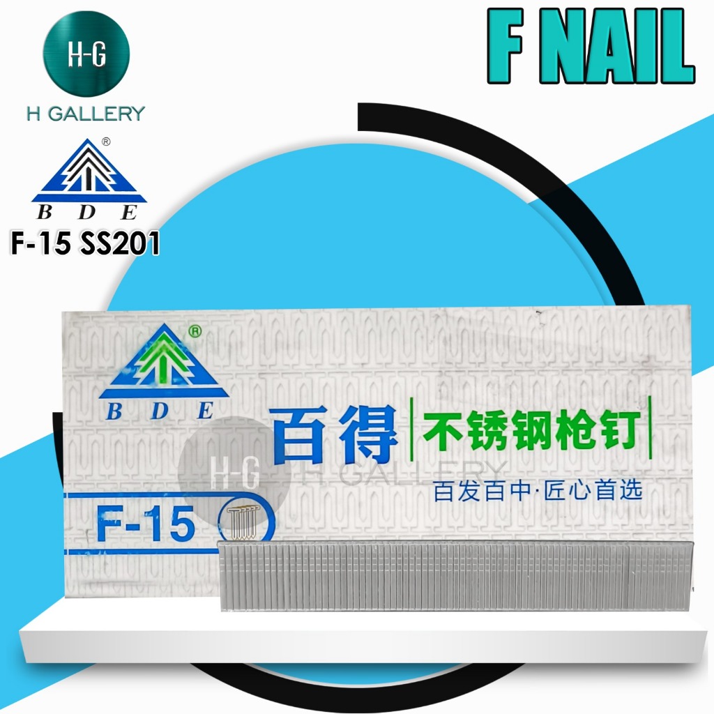 BDE - SS201 PAKU I NAIL F PAKU F 15 / ISI PAKU F-15 / NAIL F15 - 5000 PCS H GALLERY F-15 SS201 Baut 
