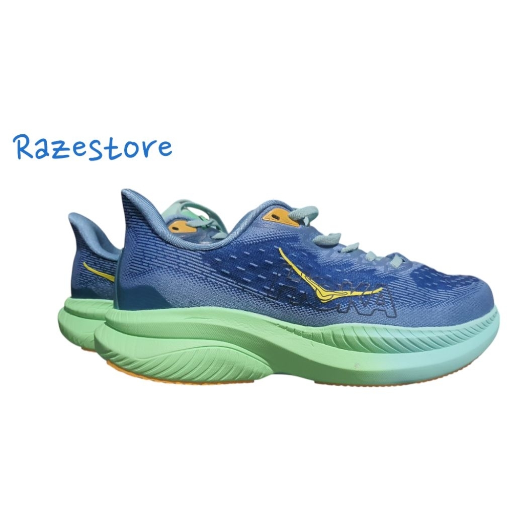 hoka one one blue
