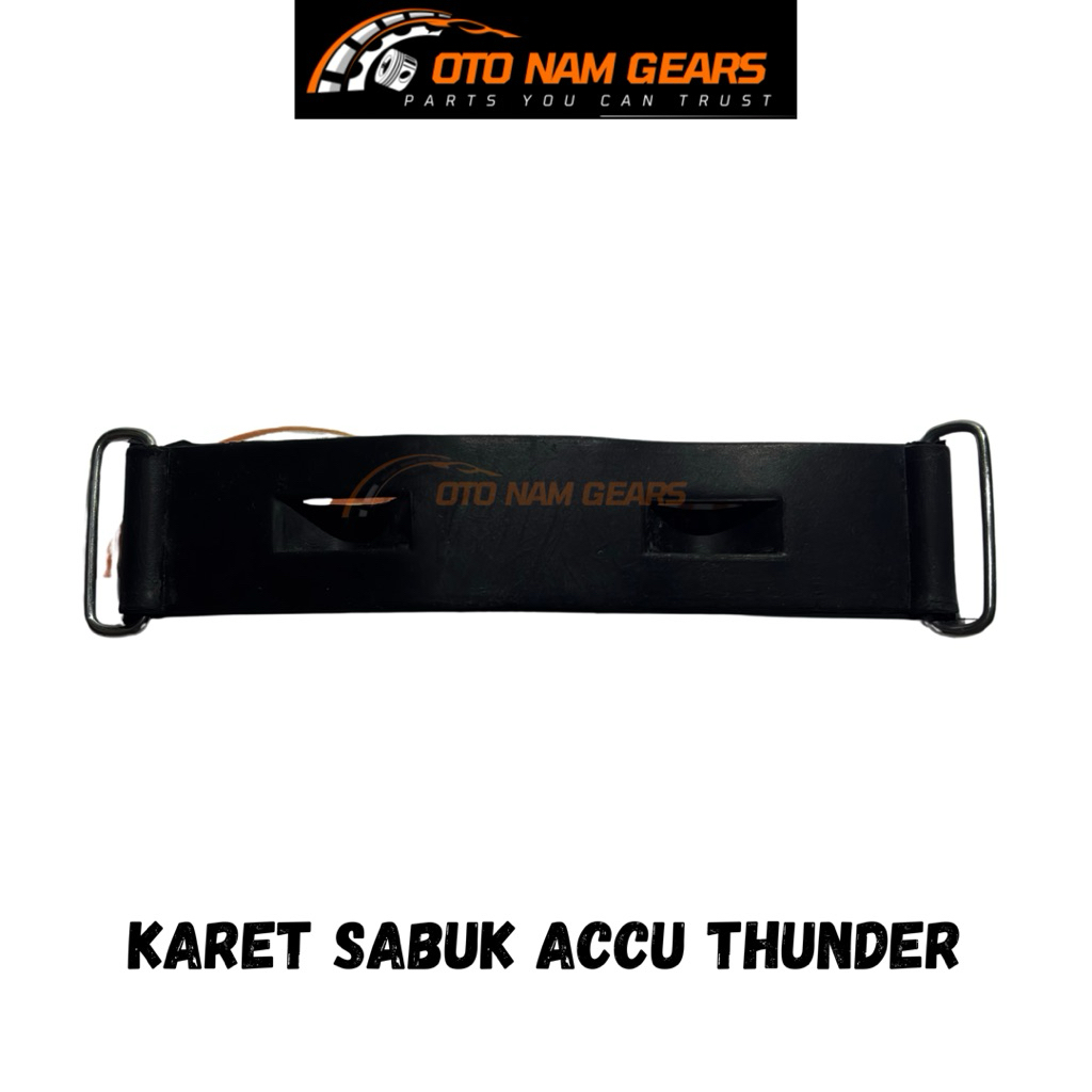 Karet Sabuk Accu Pengikat Accu ke Body Motor SUZUKI THUNDER 125 Bahan Karet Awet Berkualitas