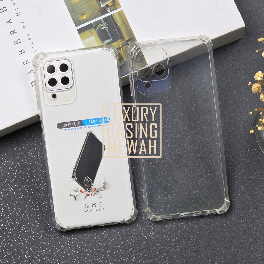 Premium SoftCase Airbag Anticrack Tebal Crystal Transparan Case Kompatibel untuk Infinix Hot 10S Inf