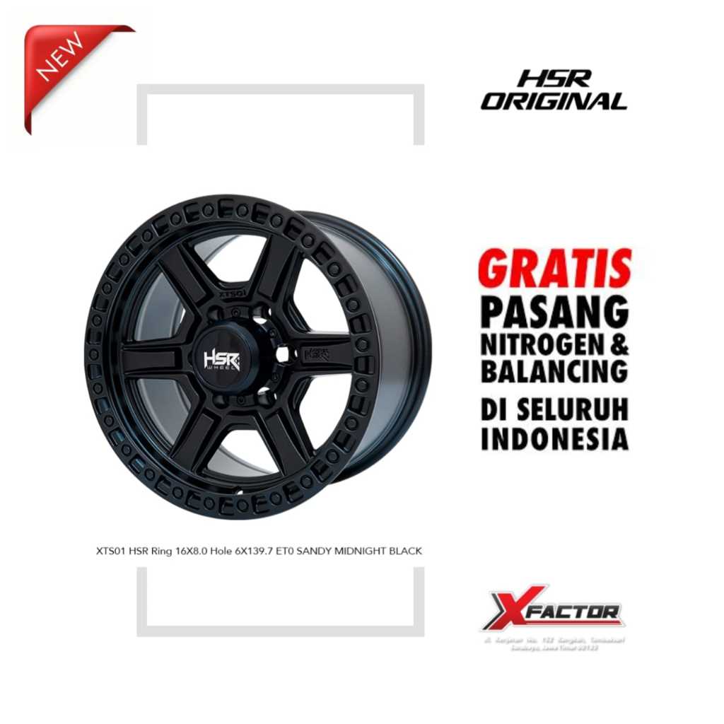 VELG MOBIL R16 HSR XTS01 HSR R16X8 H 6X139,7 ET0