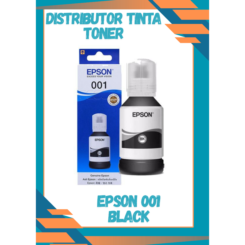 EPSON TINTA PRINTER 001 BLACK TINTA ORIGINAL / TINTA EPSON 001 ORIGINAL