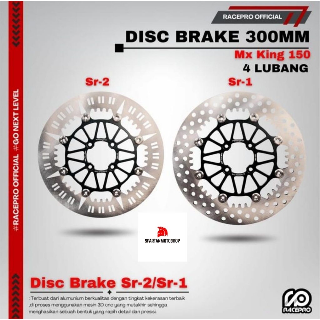 Piringan Rem Floating Disc Jupiter MX150 MX King Jupiter MX 150 Floating Disc Brake RACEPRO 300 mm