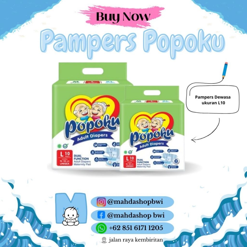 Popoku Pampers / Dewasa Pampers / Popoku dewasa / Pampers dewasa / Pampers