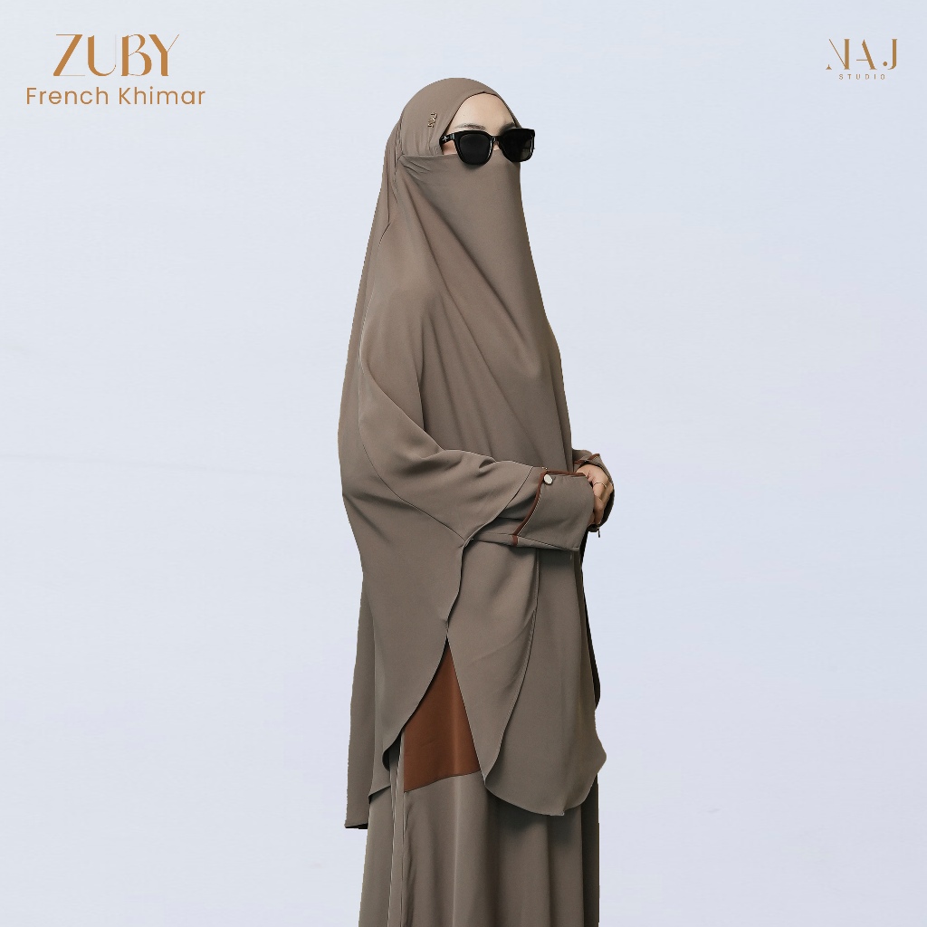 NAJ Studio - (FK ONLY) Zuby French Khimar Anti UV Hijab Instan Antem