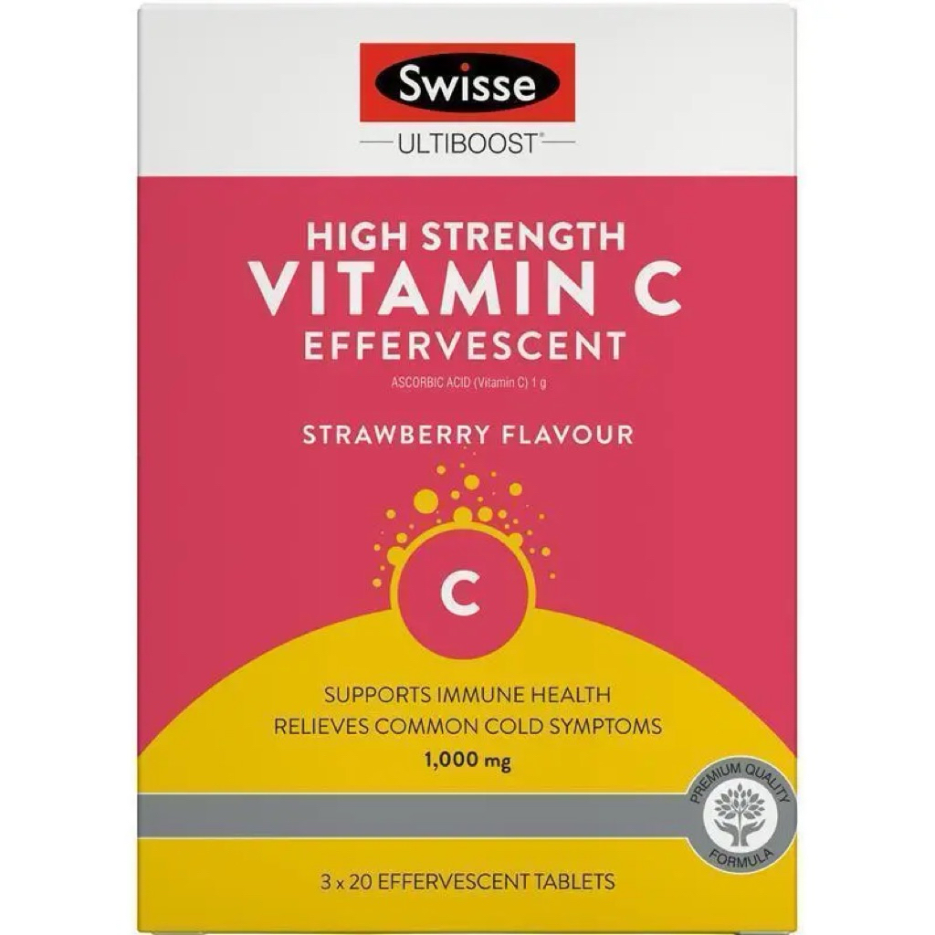 Swisse Vitamin C 60 Effervescent Tablets