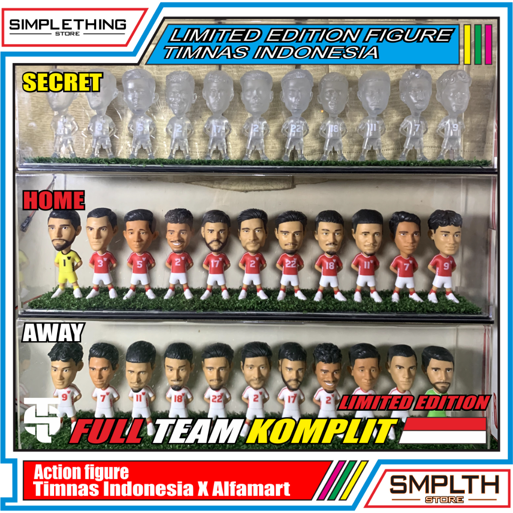 FULL TEAM TIMNAS INDONESIA ( InBox Special Edition ) X Alfagift Limited Edition