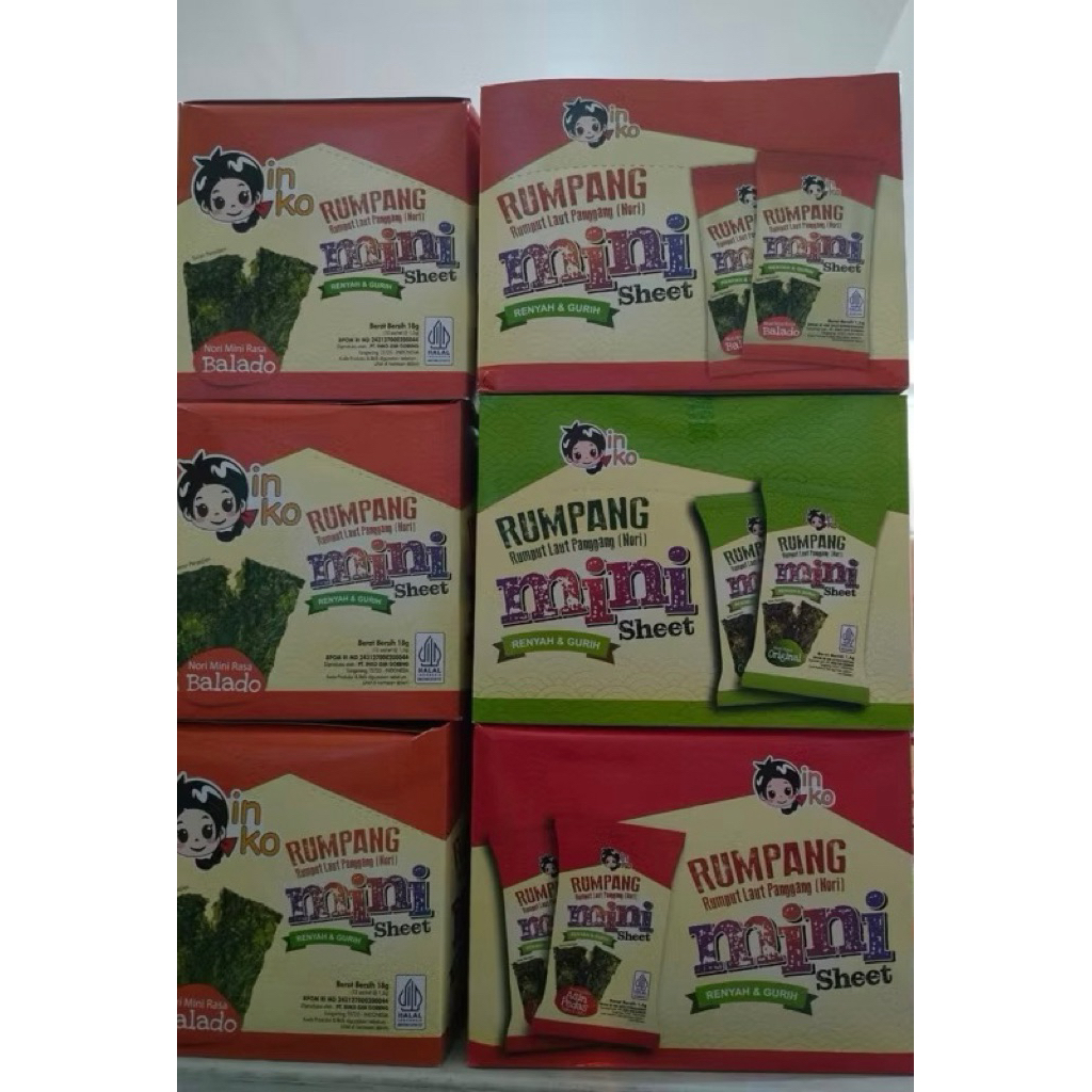 

Rumpang Rumput Laut Box isi 12