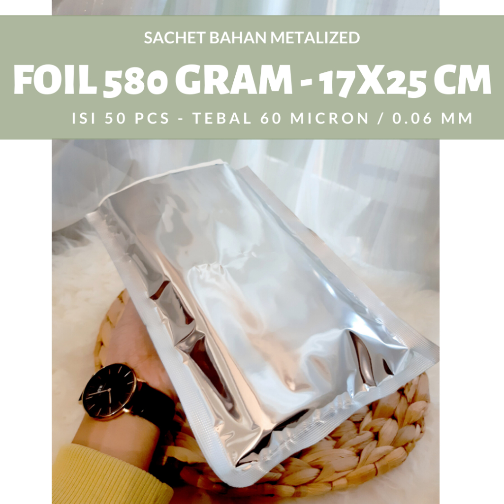 Kemasan Sachet Aluminium Foil/Harga Sachet Aluminium Foil 17x25 Kemasan foil 1000gr
