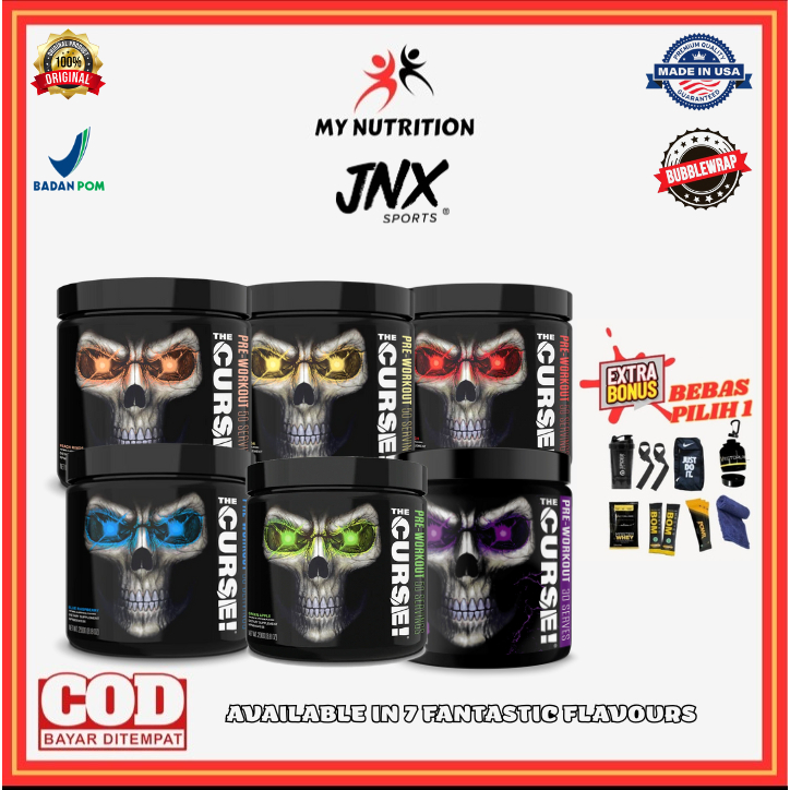 The Curse JNX Sport Cobralabs Pre Workout 250 gr 50 Serving Suplemen Fitness PWO Gym Preworkout