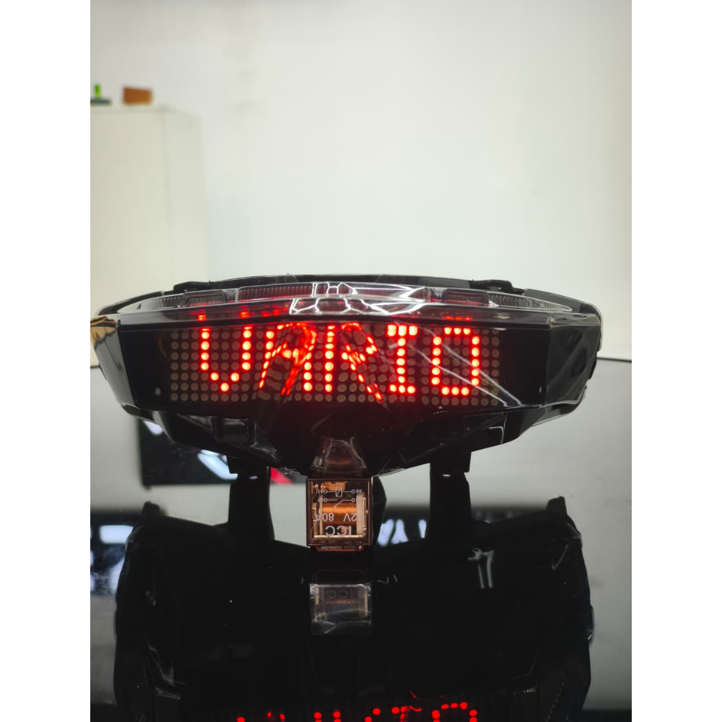 STOPLAMP RUNNING TEXT ANIMASI VARIO 125 150 NEW 2018-2025