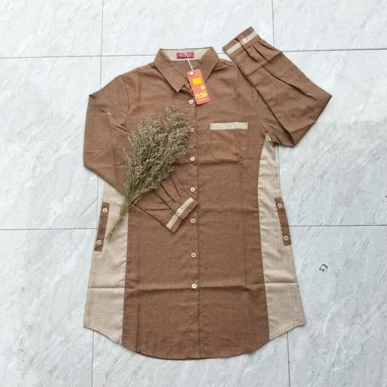 TUNIK AL_MY'A SANTRIWATI BAHAN KATUN MADINAH