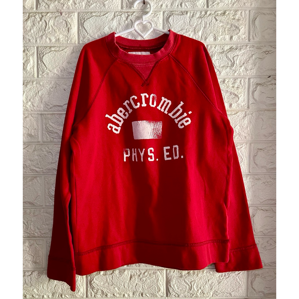 Sweater Anak Merah Abercrombie ori Preloved