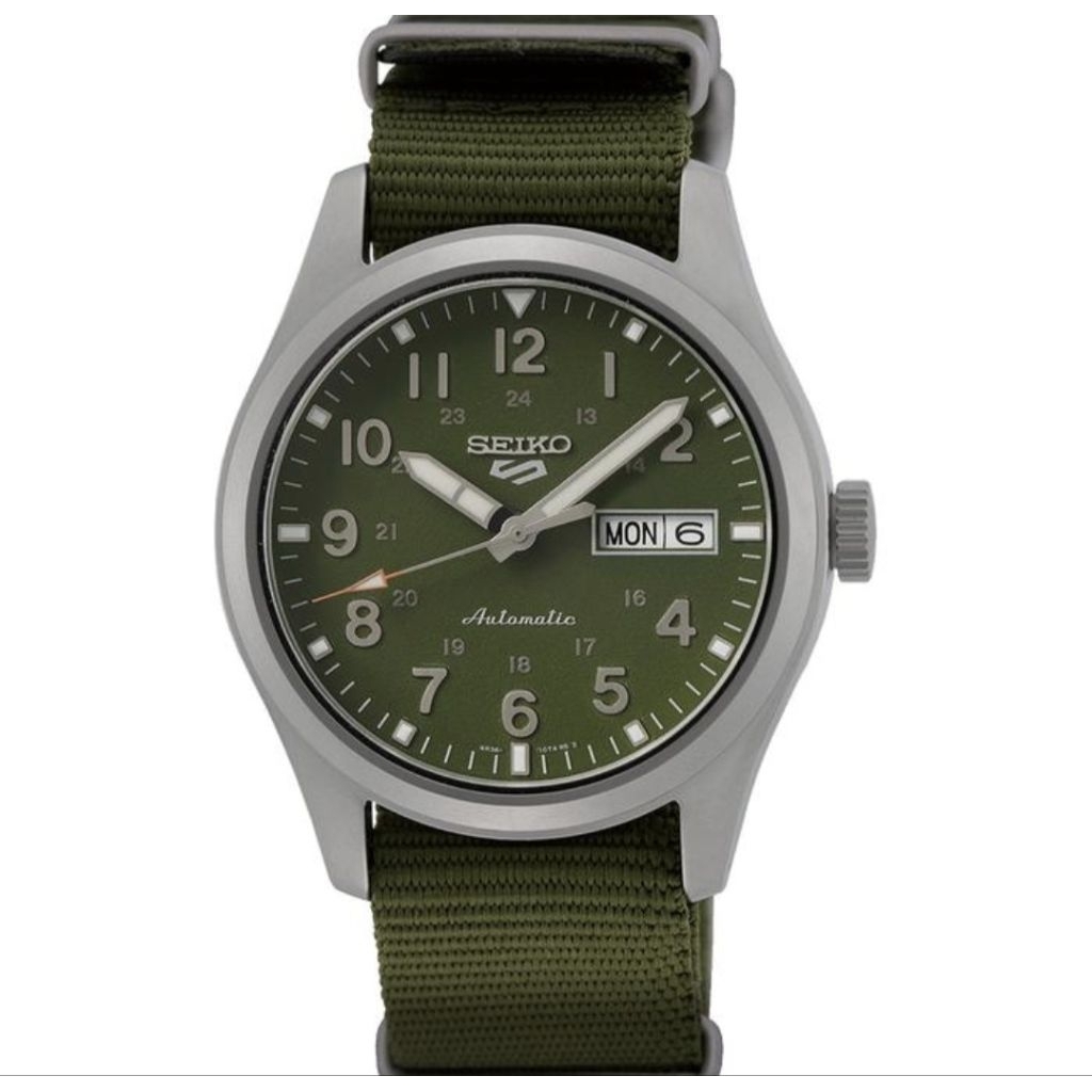 Seiko 5 Sport SRPG33K1 Automatic Hijau Pria Original