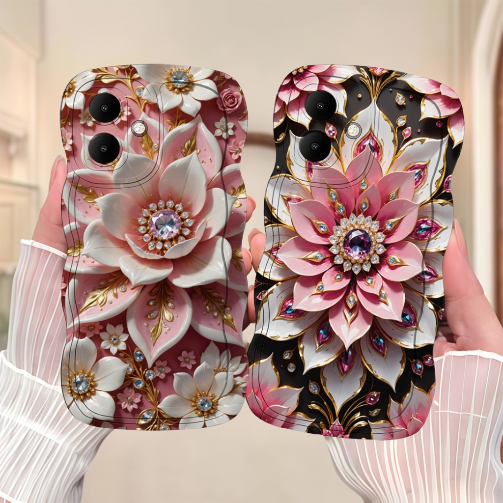 Case Gelombang Infinix Smart 10 smart 10 plus hot 60i - Case bermotif - Tersedia untuk Semua Type HP