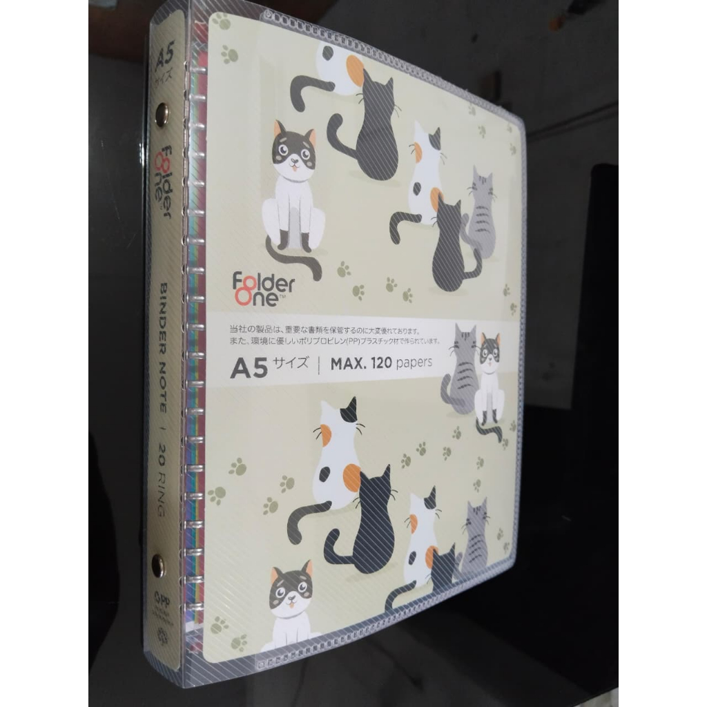 binder note / map loose leaf A5 kecil. folder one. (1 pcs)
