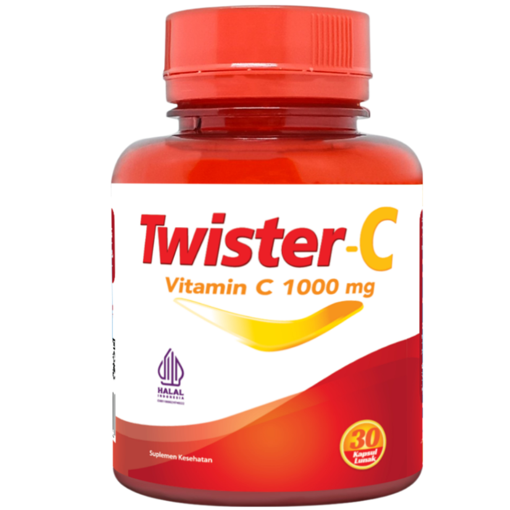 TWISTER-C VITAMIN C 1000mg ISI 100 KAPSUL LUNAK