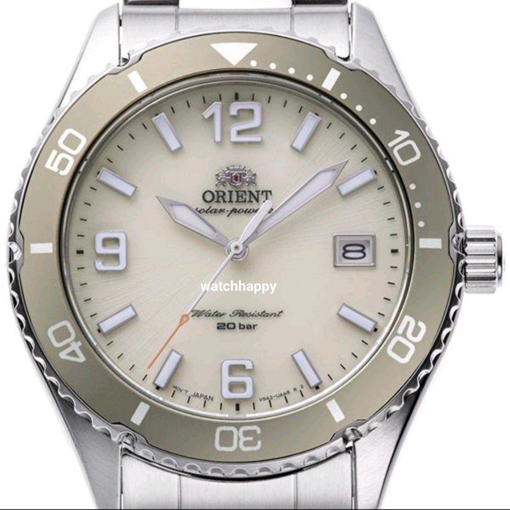 JAM TANGAN PRIA ORIENT RA-WJ0003S10B / RA-WJ0003S / RAWJ0003S / WJ0003S10B / RA-WJ0003 MAKO SOLAR PO