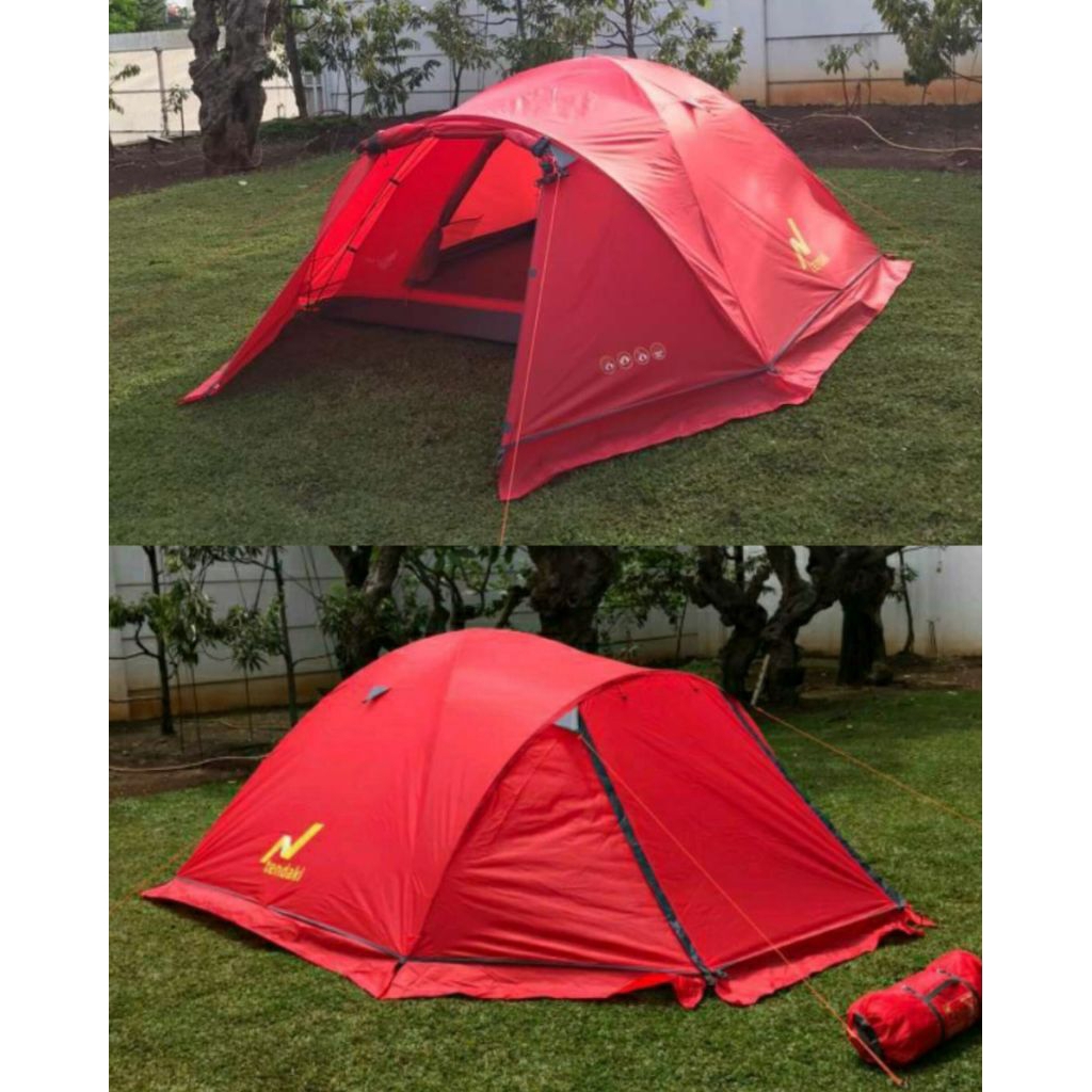 Tendaki java 2 light , tenda dome kapasitas 2p doubel layer frame alloy Second