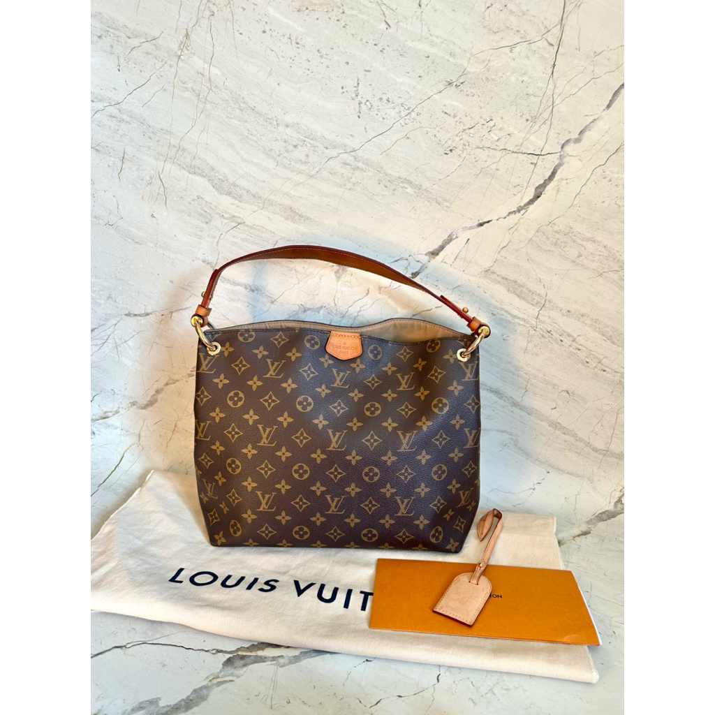 Sale preloved LV graceful monogram PM 2020 tote shoulder bag authentic