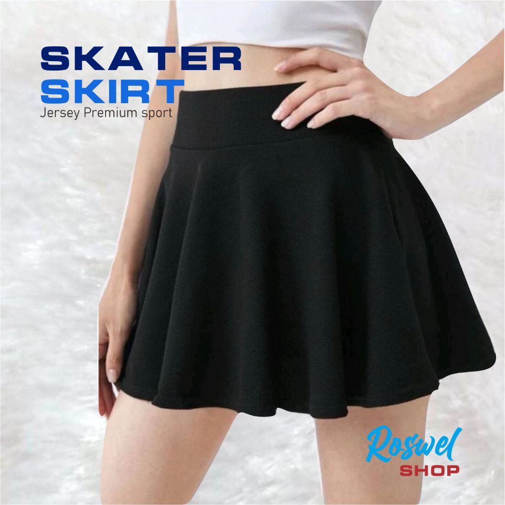 Rok Sport Rok Mini Rok olahraga Santai Rok elegant rok tenis