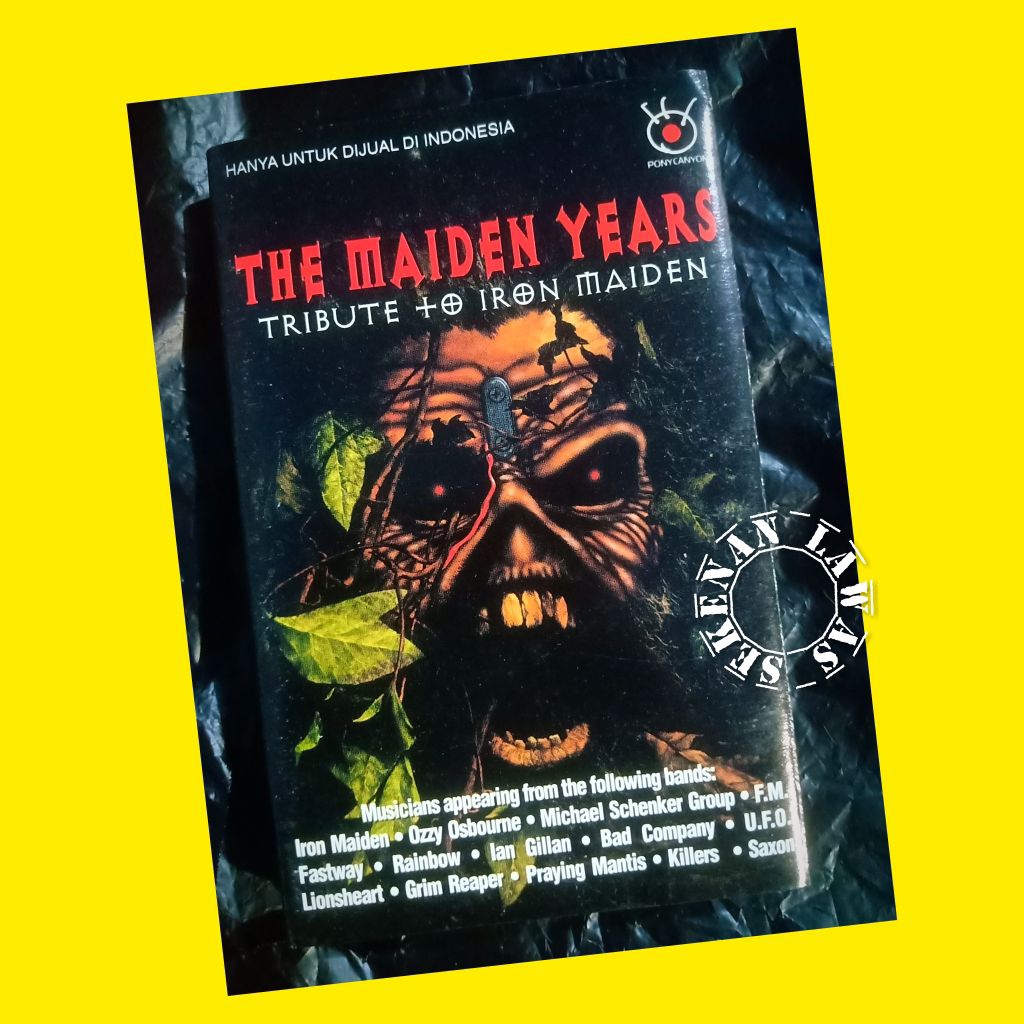 Kaset Tribute To Iron Maiden - The Maiden Years (Mulus) / Ozzy Osbourne, Michael Schenker Group, Rai