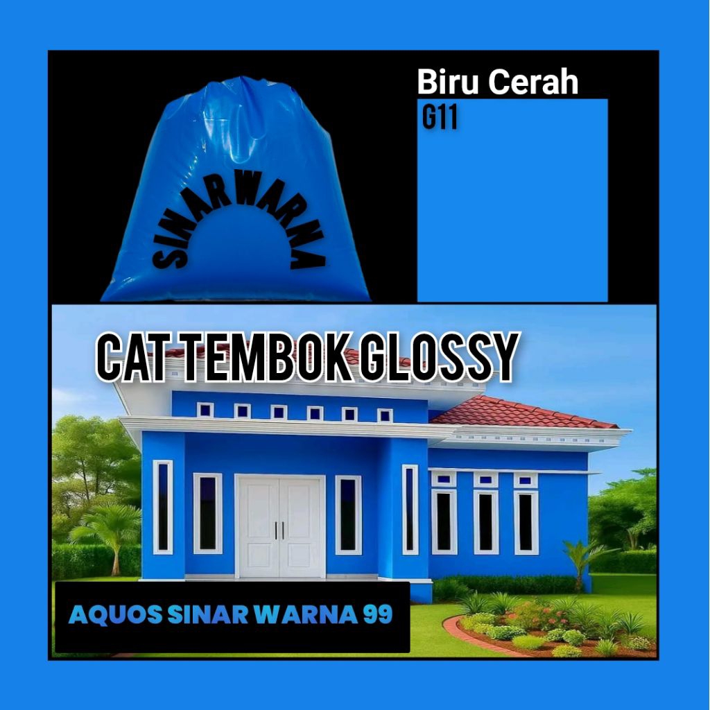 cat tembok glossy cat tembok warna biru cat tembok 1 kg cat tembok mengkilat cat tembok kiloan